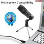 5Core Podcast Microphone Bundle – Condenser Mic, Desk Stand & Shock Mount - Image 4
