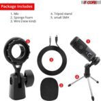 5Core Podcast Microphone Bundle – Condenser Mic, Desk Stand & Shock Mount - Image 9