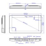10" Android PoE Industrial Wall Mount Tablet - WiFi, RJ45, Bluetooth, VESA, Customizable Bracket - Image 6