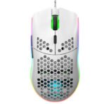 RGB Gaming Mouse – 6400 DPI Honeycomb Lightweight Design