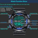 Men's Military Digital LED Sport Watch – Large Screen, Waterproof, Luminous Outdoor Wristwatch - Image 9