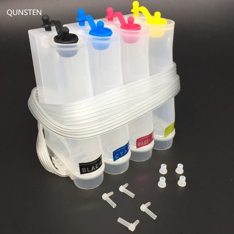 HTB1tTR9Qb2pK1RjSZFsq6yNlXXa5 4-Color 85ml CISS Continuous Ink Supply System - Universal Refill Kit for Epson, Canon, HP, Brother - Image 1