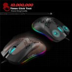RGB Gaming Mouse – 6400 DPI Honeycomb Lightweight Design - Image 18