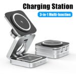 3-in-1 Wireless Charging Station – Fast Charge for Phone, Watch & Earbuds