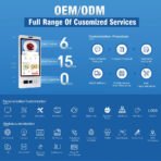 TouchWo 15.6"-23.8" Wall Mount Touch Screen AIO Kiosk - Self-Service Checkout, Ordering & Payment Terminal - Image 6