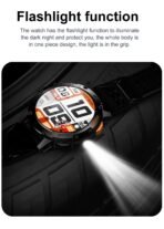 AMOLED Smart Watch for Men – Flashlight, Sports, Waterproof, Bluetooth Call + Box - Image 11