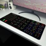 Stock Market Chart Pattern Mouse Pad Large Game Mouse Mat Gaming Mousepad Speed Keyboard Pads Table Carpet Gamer Deskmat - Image 19