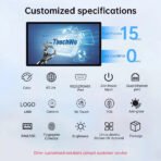 TouchWo 21.5"-27" Industrial Touch Screen All-in-One PC - Android & Windows 10 Commercial Monitor - Image 17