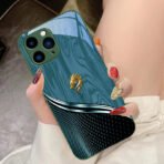 Wood Grain Dragon Rose Tempered Glass iPhone Case - Artistic Design Protective Cover - Image 12