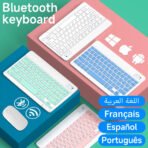 Bluetooth Keyboard & Mouse Set – iPad, Tablet, Android & Windows