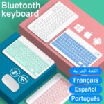 Bluetooth Keyboard & Mouse Set – iPad, Tablet, Android & Windows