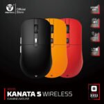 FANTECH KANATAS WG9S Wireless Gaming Mouse - PIXART 3311, 12000DPI, Macro Buttons