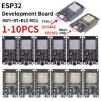 ESP32 Development Board – USB Type-C, WiFi + Bluetooth, Dual Core, Ultra-Low Power Wireless Module