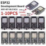 ESP32 Development Board – USB Type-C, WiFi + Bluetooth, Dual Core, Ultra-Low Power Wireless Module