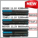Dell Latitude/Inspiron Laptop Battery — T54FJ/8858X/M5Y0X, E5420/E5520/E6420/E6430/14R/17R