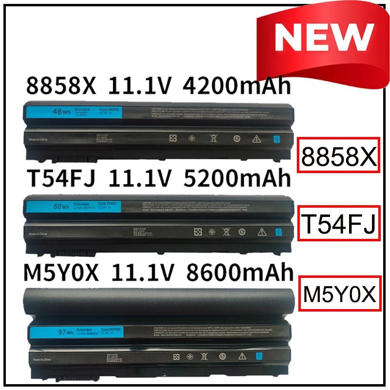 S131104eb65d544ff84092f39789acca1Y Dell Latitude/Inspiron Laptop Battery — T54FJ/8858X/M5Y0X, E5420/E5520/E6420/E6430/14R/17R - Image 1