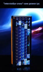 Titan Nation Interstellar Crossing Keycaps Original Height PBT Material PC Transparent Thermally Sublimated HighQuality 144 Keys - Image 12