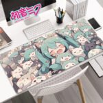 Hatsune Miku XXL Gaming Desk Mat – Anime Mouse Pad, Non-Slip