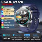 2025 Health Smart Watch – ECG+PPG, Blood Pressure, Blood Oxygen, Uric Acid, Bluetooth Call - Image 47