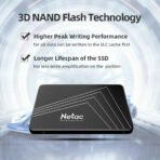 Netac SSD SATA 2.5" Internal – 256GB / 480GB / 512GB / 1TB / 2TB for Laptop & PC - Image 12