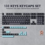 126 Keys Retro Dark Red PBT Keycap Set - Double Shot Cherry Profile for Mechanical Keyboards - Image 21