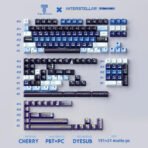 Titan Nation Interstellar Crossing Keycaps Original Height PBT Material PC Transparent Thermally Sublimated HighQuality 144 Keys - Image 19
