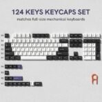 126 Keys Retro Dark Red PBT Keycap Set - Double Shot Cherry Profile for Mechanical Keyboards - Image 33
