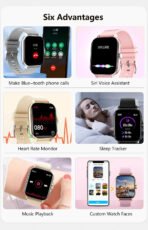 Smart Watch 2025 - 1.83" Display, Bluetooth Calling & Fitness Tracker for Men & Women - Image 12