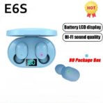 E6S TWS Wireless Bluetooth Earphones - Noise Cancelling with Microphone - Image 20