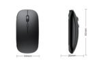 Silent Rechargeable Bluetooth Mouse – Dual Mode Wireless Ergonomic - Image 15