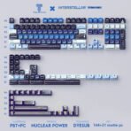 Titan Nation Interstellar Crossing Keycaps Original Height PBT Material PC Transparent Thermally Sublimated HighQuality 144 Keys - Image 21