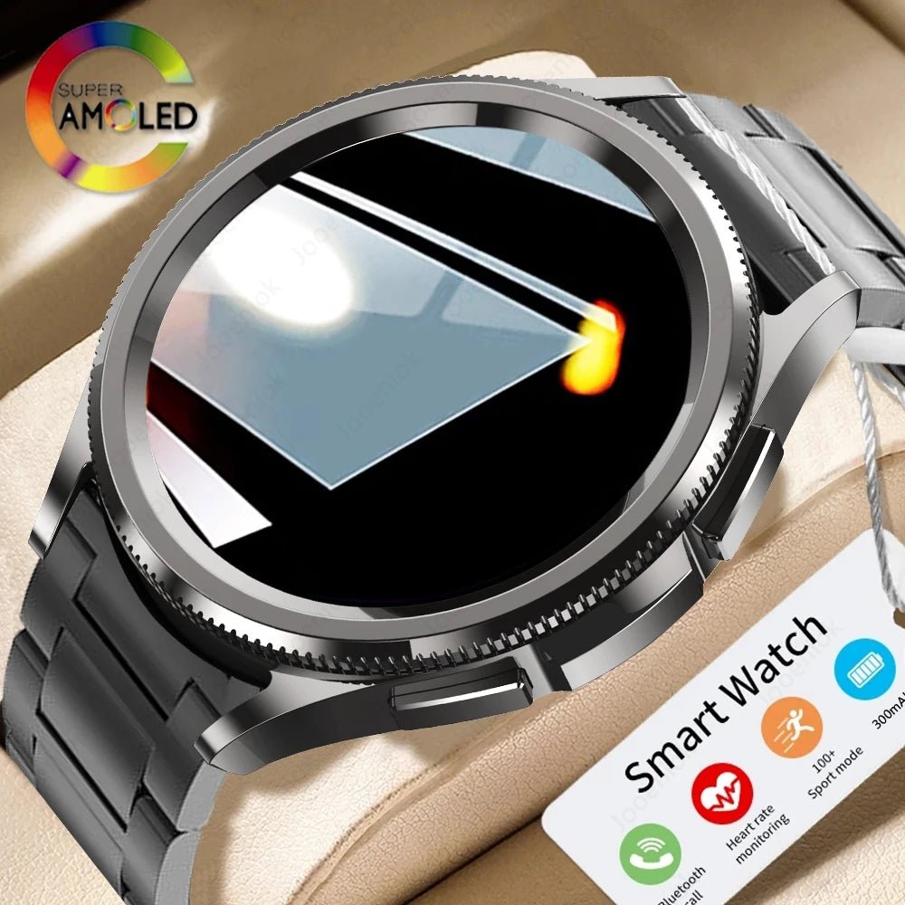 S2aba6c05f6ad4837a69835ac37d1871d8 2025 Smart Watch 6 – AMOLED HD Screen, 100+ Sport Modes, IP68 Waterproof, Android & iOS - Image 1