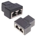 Deek-Robot RJ45 Splitter – 1-to-2 Ethernet Coupler Adapter, Plug & Play