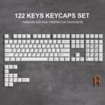 126 Keys Retro Dark Red PBT Keycap Set - Double Shot Cherry Profile for Mechanical Keyboards - Image 28