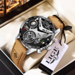 LIGE 2024 Rugged Military GPS Smart Watch – AMOLED HD, Heart Rate, BT Call, Waterproof