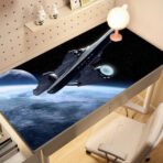 XXL Gaming Mouse Pad – Sci-Fi Space Design, Non-Slip Rubber Base - Image 12
