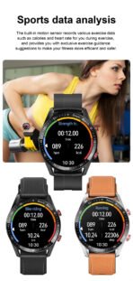 2026 Watch GT Series Smart Watch – ECG+PPG, GPS, HD Screen, BT Call, IP68 for Men & Women - Image 15