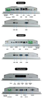8"-21.5" IP65 AIO Industrial Touch Screen Embedded Panel PC - Image 8