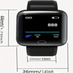 Smart Watch - Bluetooth Fitness Tracker with Music Control & Calorie Monitor - Image 16