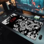 Japanese Dragon XXL Gaming Mouse Pad – Anime Desk Mat 900x400mm