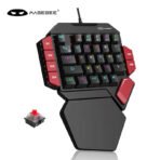 MageGee One-Handed Mini Mechanical Gaming Keyboard – 35 Keys, Hot-Swappable, Backlit, Wired for PC　Laptop　Desktop