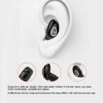 Mini Invisible Bluetooth 5.0 Earbuds - HiFi Wireless In-Ear Headphones with Mic - Image 3