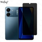 Xiaomi Poco C65 Anti-Spy Privacy Tempered Glass Screen Protector - Image 16