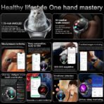 2025 Health Smart Watch – ECG+PPG, Blood Pressure, Blood Oxygen, Uric Acid, Bluetooth Call - Image 3
