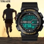 Men's Military Digital LED Sport Watch – Large Screen, Waterproof, Luminous Outdoor Wristwatch - Image 2