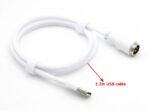 Handmade Paracord & PET Coiled USB-A to USB-C Cable with GX16 Aviator - Mechanical Keyboard Cable - Image 7