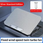 Q100 17" Gaming Laptop Cooling Pad - LED Screen, Dual USB, 2600RPM Fan Stand - Image 18