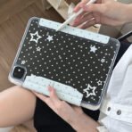 Polka Dots iPad Case with Pencil Holder - Fits iPad Air, Pro, 9th-11th Gen - Image 4