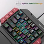 MageGee One-Handed Mini Mechanical Gaming Keyboard – 35 Keys, Hot-Swappable, Backlit, Wired for PC　Laptop　Desktop - Image 3