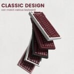 126 Keys Retro Dark Red PBT Keycap Set - Double Shot Cherry Profile for Mechanical Keyboards - Image 5